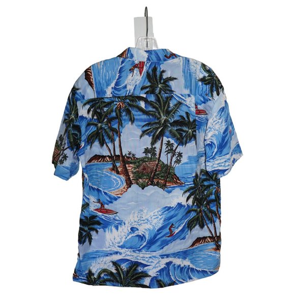 Halekulani Hawaiian Surf Shirt - Made in Hawaii - Picture 2 of 6